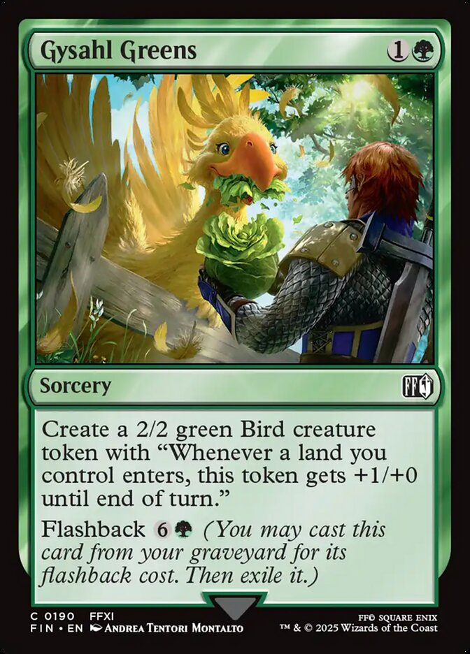 Gysahl Greens - 190 (Foil) (JP)