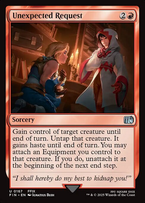 Unexpected Request - 167 (Normal) Near Mint_Non-Foil