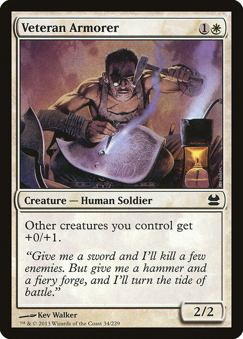 Veteran Armorer - 34 (Normal) Near Mint_Non-Foil