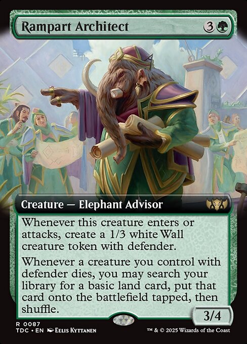 Rampart Architect - 87 (Normal) Near Mint_Non-Foil