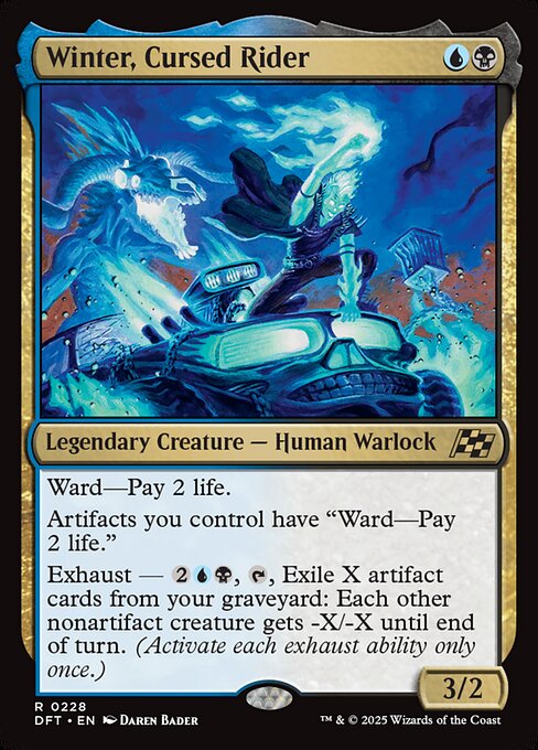 Winter, Cursed Rider DFT #228 Non-Foil