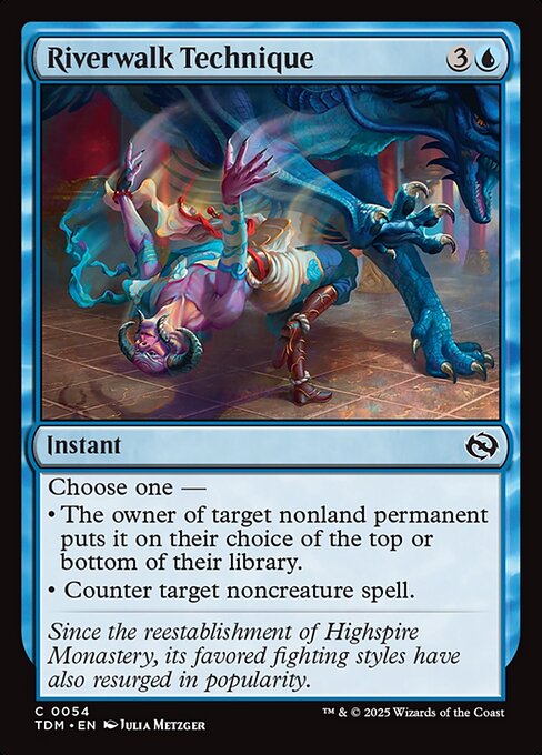 Riverwalk Technique - 54 (Normal) Near Mint_Non-Foil