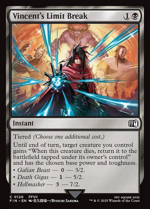 Vincent's Limit Break - 126 (Normal) Near Mint_Non-Foil