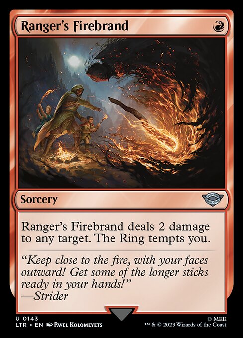 Ranger's Firebrand - 143 (Normal) Near Mint_Non-Foil
