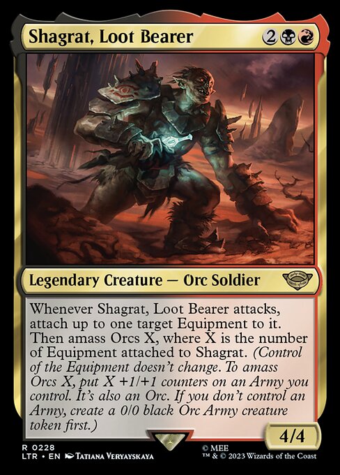 Shagrat, Loot Bearer - 228 (Normal) Near Mint_Non-Foil