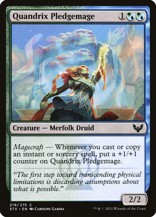 Quandrix Pledgemage - 219 (Foil)