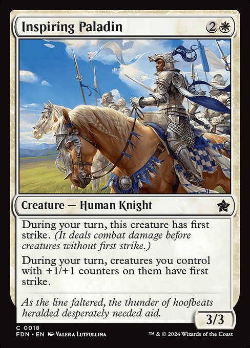Inspiring Paladin (Non Foil) near_mint