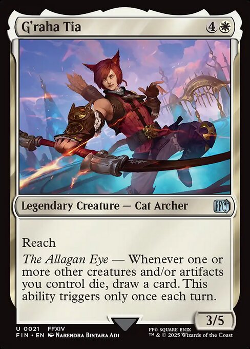 G'raha Tia - 21 (Normal) Near Mint_Non-Foil