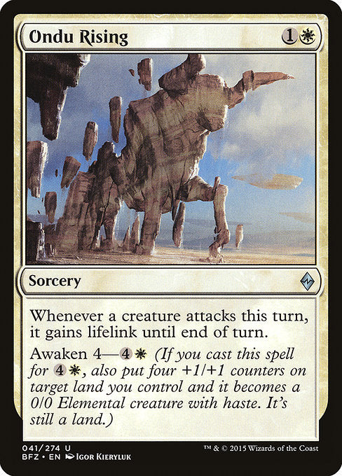 Ondu Rising - 41 (Normal) Near Mint_Non-Foil