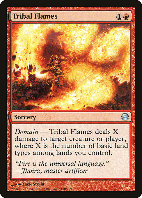 Tribal Flames - 138 (Normal) Near Mint_Non-Foil