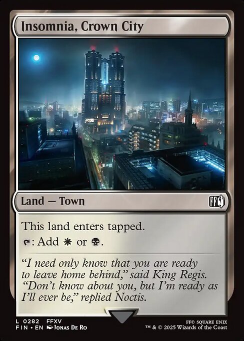Insomnia, Crown City - 282 (Normal) Near Mint_Non-Foil