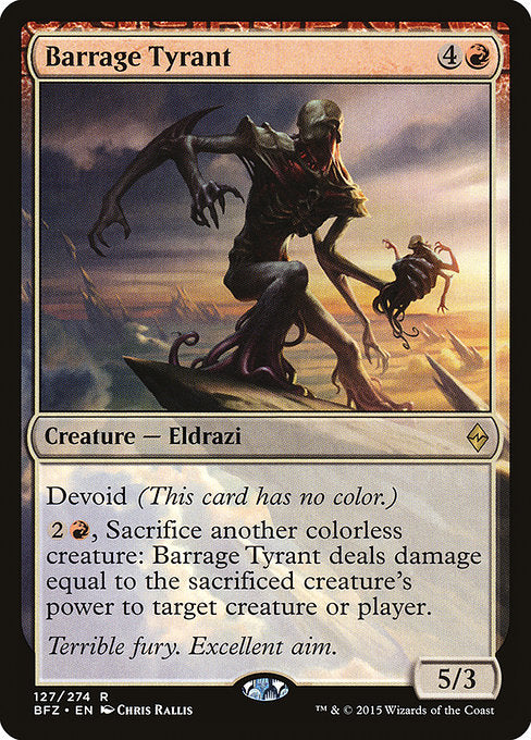 Barrage Tyrant - 127 (Normal) Near Mint_Non-Foil