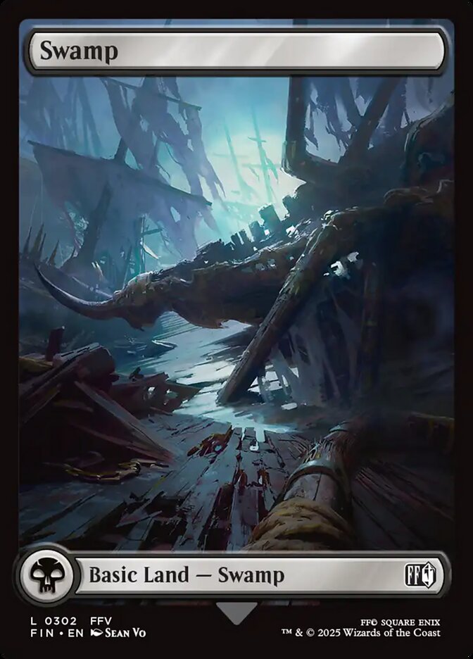 Swamp - 302 (Foil) (JP)