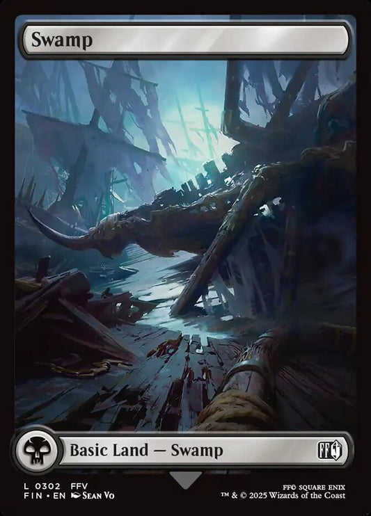 Swamp - 302 (Foil) (JP)