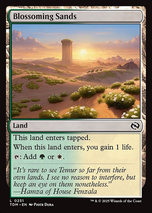 Blossoming Sands - 251 (Normal) Near Mint_Non-Foil