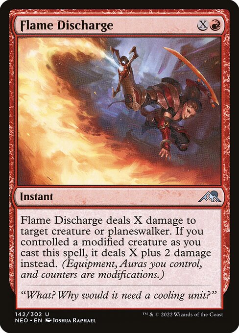 Flame Discharge NEO #142 Non-Foil