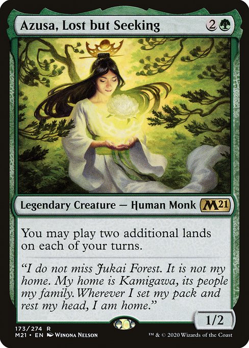 Azusa, Lost but Seeking - 173 (Foil) Near Mint_Foil