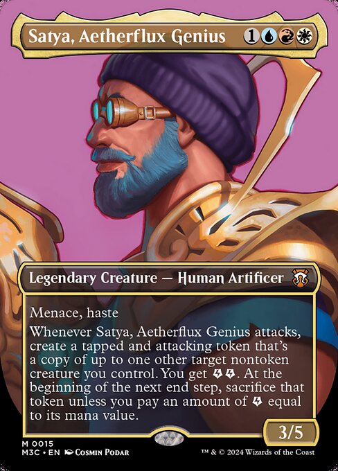 Satya, Aetherflux Genius M3C #15 Non-Foil
