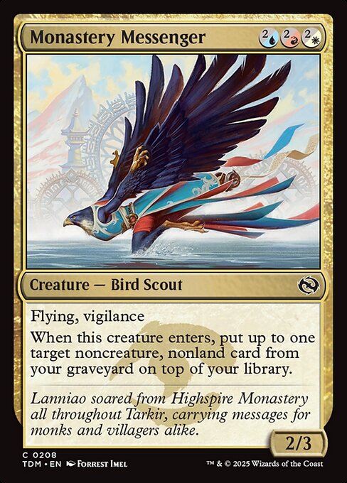 Monastery Messenger - 208 (Normal) Near Mint_Non-Foil