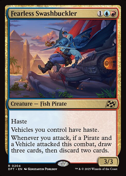 Fearless Swashbuckler DFT #204 Non-Foil