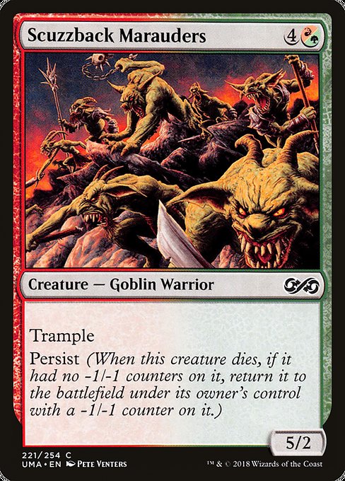 Scuzzback Marauders - 221 (Normal) Near Mint_Non-Foil