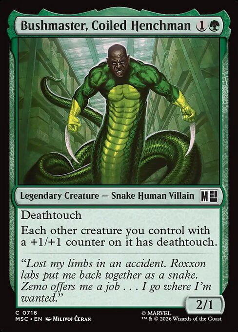 Bushmaster, Coiled Henchman - 716 (Foil)