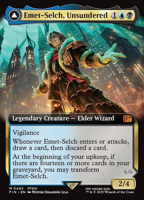 Emet-Selch, Unsundered // Hades, Sorcerer of Eld - 483 (Normal) Near Mint_Non-Foil