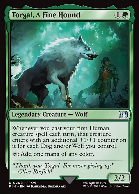 Torgal, A Fine Hound - 208 (Normal) Near Mint_Non-Foil