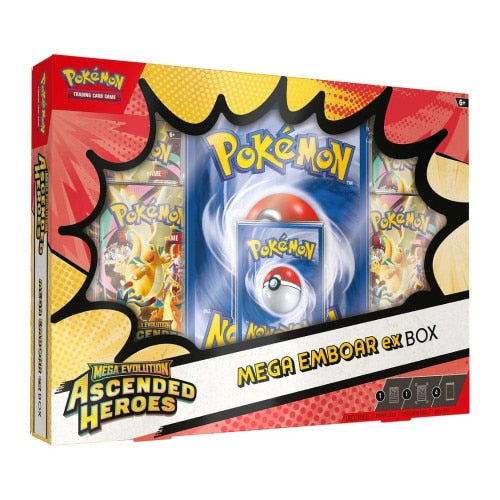 Pokémon TCG: Mega Evolution—Ascended Heroes ex Box - Mega Emboar ex Box