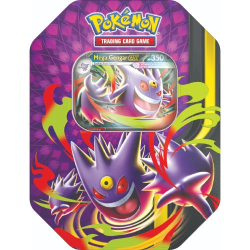 Pokémon TCG Mega Moonlit Mega Gengar ex Tin