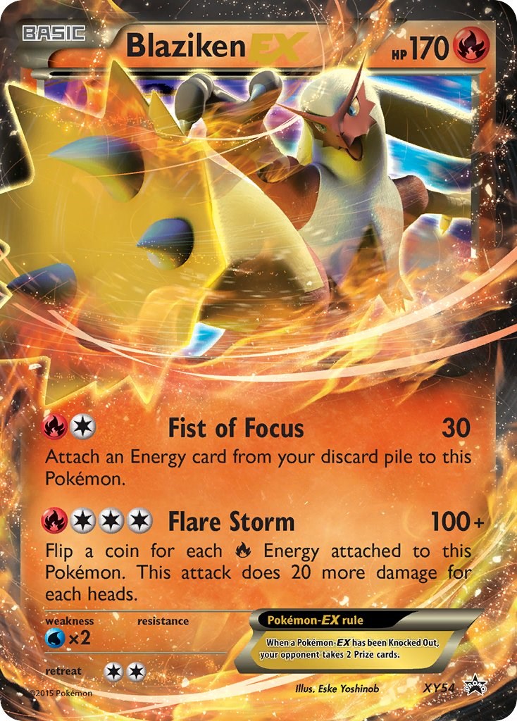 Blaziken EX - XY54 (Holo)
