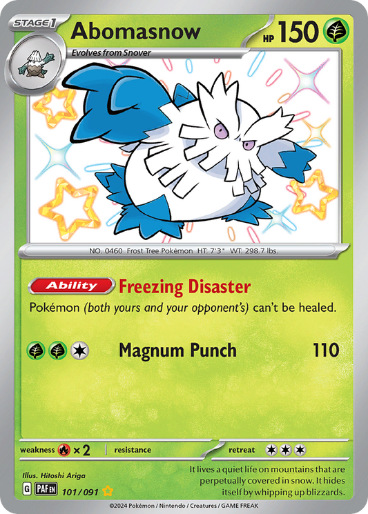 Abomasnow - 101/091 (Foil) Near Mint_Foil