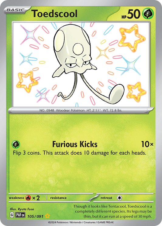 Toedscool - 105/091 (Foil) Near Mint_Foil