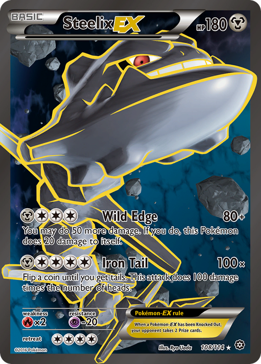 Steelix EX (Full Art) - 108 (Foil) Near Mint_Foil