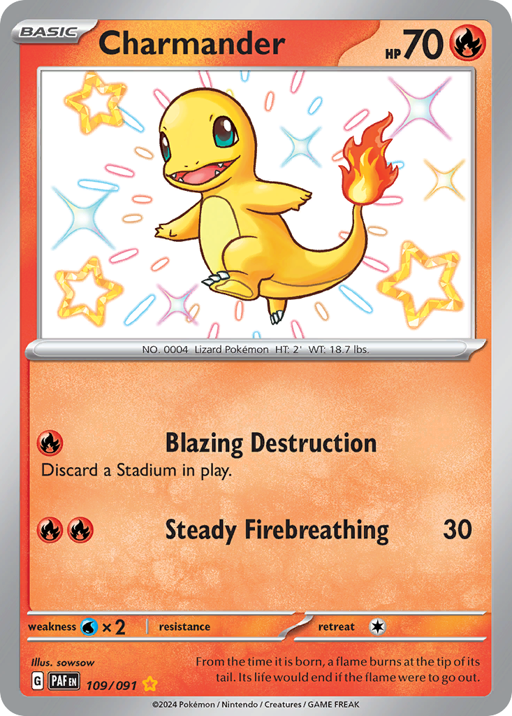 Charmander - 109/091 (Foil) Near Mint_Foil