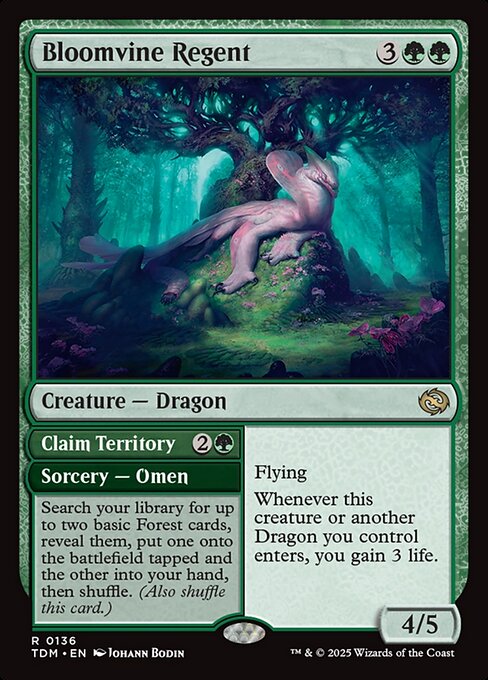 Bloomvine Regent // Claim Territory - 136 (Normal) Near Mint_Non-Foil