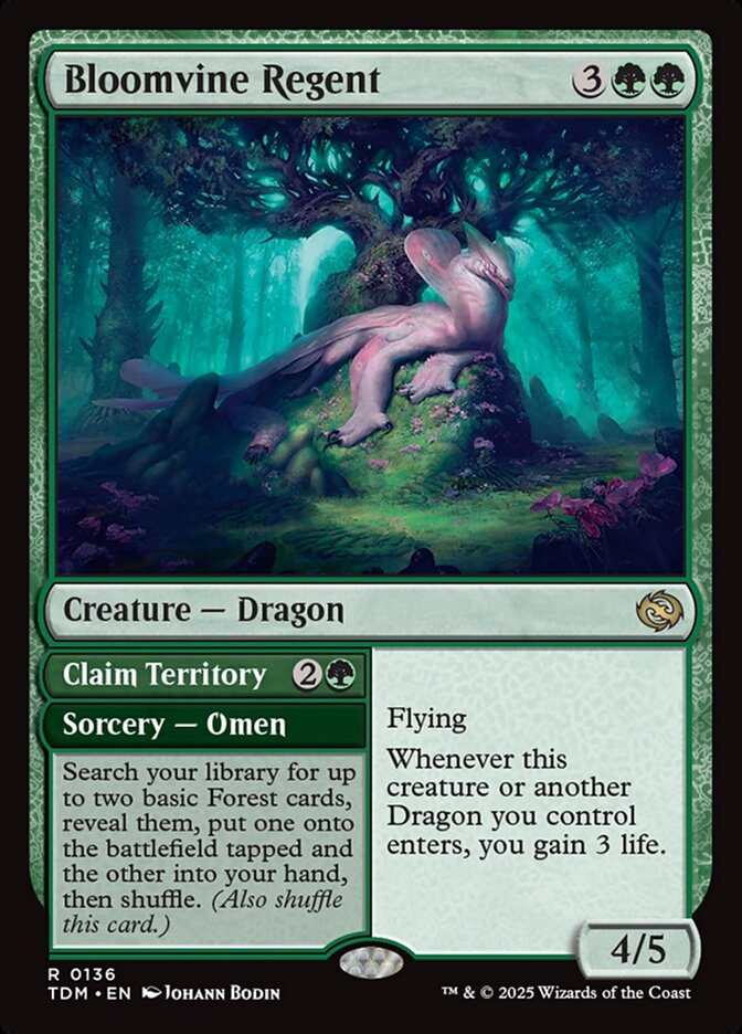 Bloomvine Regent // Claim Territory - 136 (Foil)