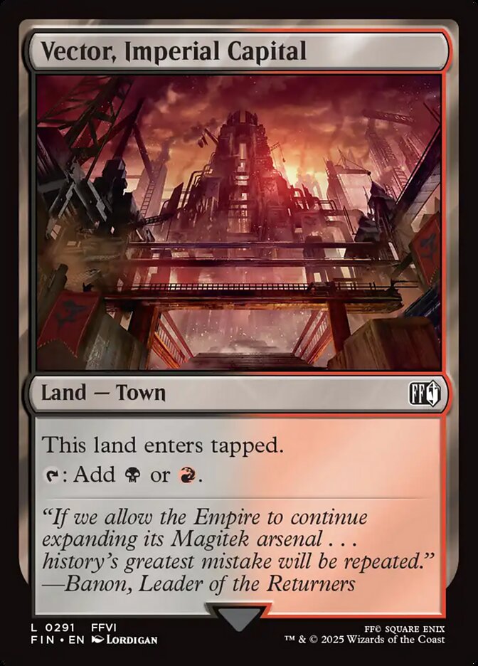 Vector, Imperial Capital - 291 (Foil) (JP)