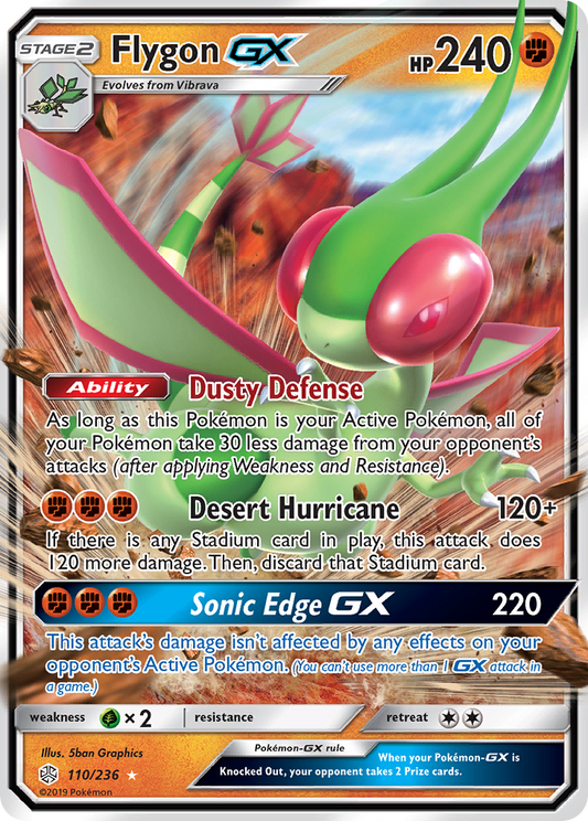 Flygon GX - 110/236 (Foil) Near Mint_Foil
