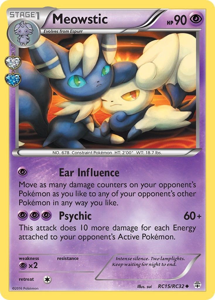 Meowstic - RC15/RC32 (Holo, LP)