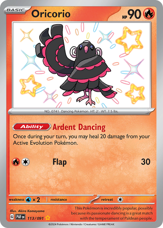 Oricorio - 113/091 (Foil) Near Mint_Foil