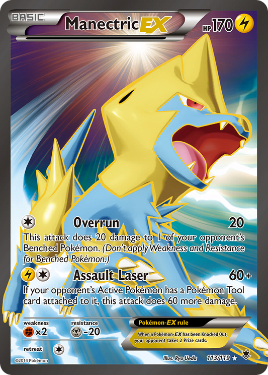 Manectric EX (113 Full Art) - 113 (Foil) Near Mint_Foil
