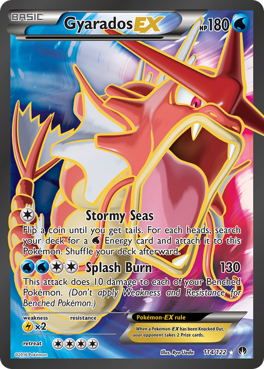 Gyarados EX (Full Art) - 114 (Foil) Near Mint_Foil