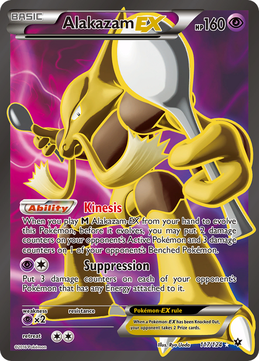 Alakazam EX (Full Art) - 117 (Foil) Near Mint_Foil