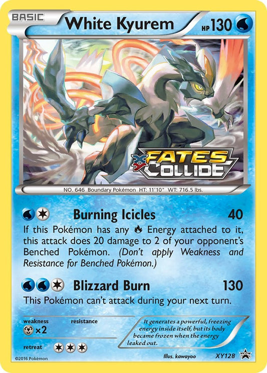 White Kyurem (Prerelease) - XY128 (Holo)