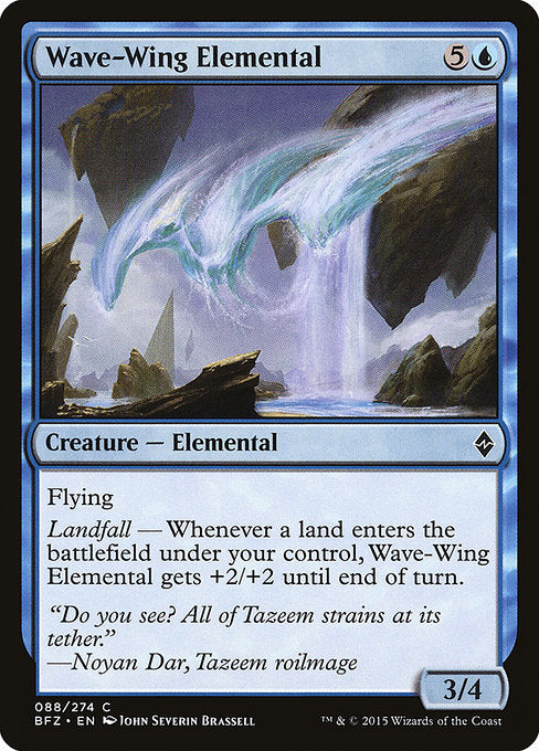 Wave-Wing Elemental - 88 (Normal) Near Mint_Non-Foil