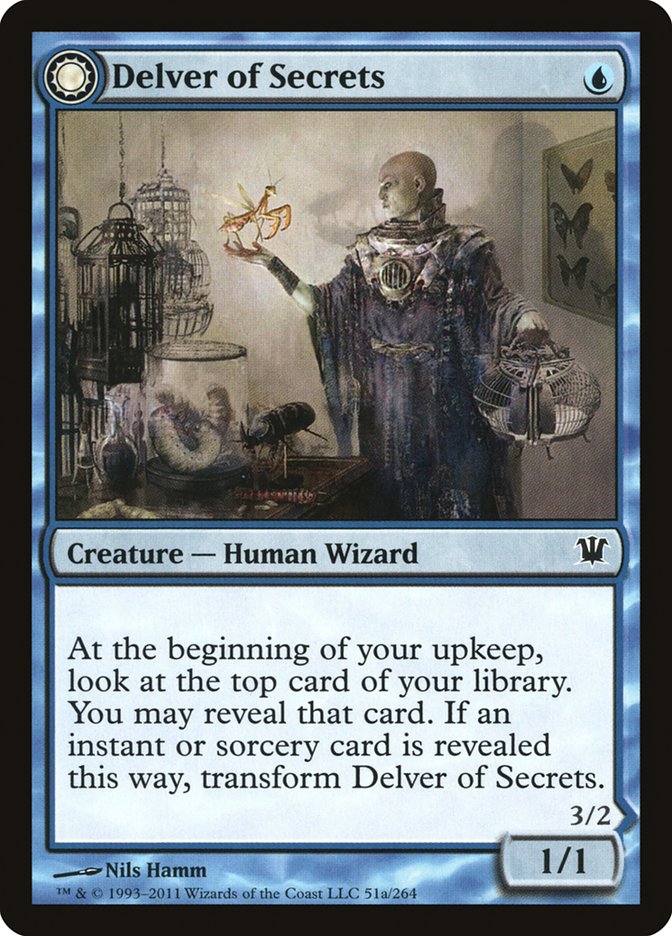 Delver of Secrets // Insectile Aberration - 51