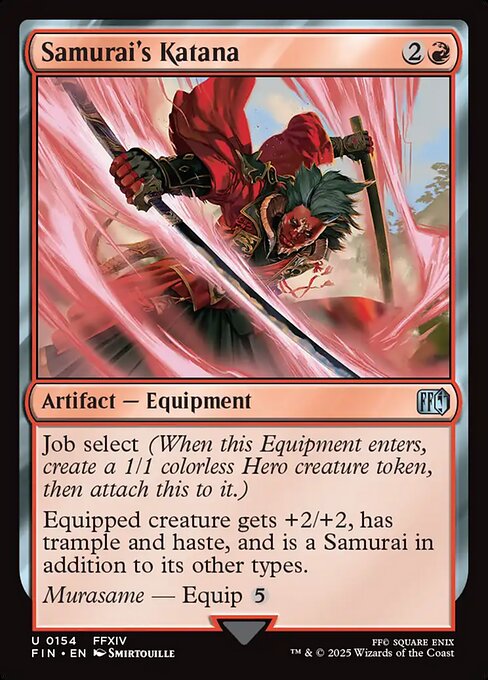 Samurai's Katana - 154 (Normal) Near Mint_Non-Foil