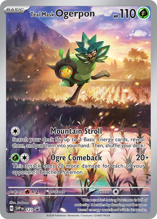 Teal Mask Ogerpon - 123 (Foil) Near Mint_Foil