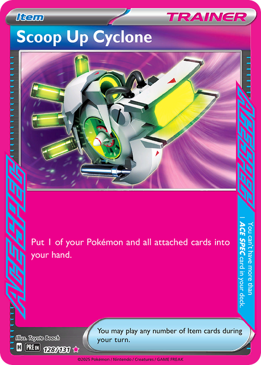 Scoop Up Cyclone - 128/131 (Foil) Near Mint_Foil